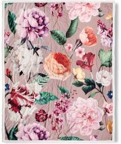 Бежово двустранно одеяло , 130 x 160 cm Fiori - Descanso