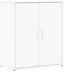 840457 vidaXL Сайдборд, бял, 60x31x70 см, инженерно дърво