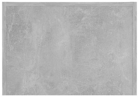 Кафе маса, бетонно сива, 50x50x35 см, инженерно дърво