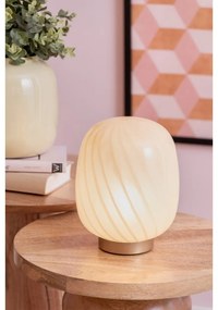 Светложълта настолна лампа със стъклен абажур (височина 20 cm) Summer Globe – Leitmotiv