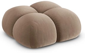 Кафява кадифена табуретка Loretto – Cosmopolitan Design