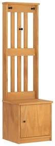 4010484 vidaXL L Дърво за антре SANDNES 45x40x159,5 cm масивна дървесина бор