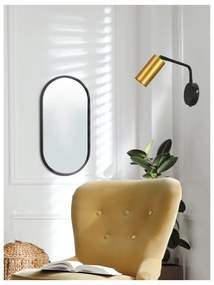 Метална стенна лампа в черно-златист цвят Tina - Candellux Lighting