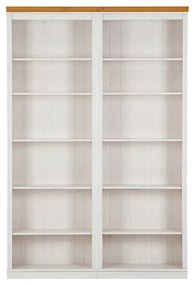 Бяла библиотека от масивен бор 148x223 cm Anita – Støraa