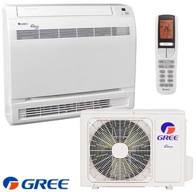 Инверторен климатик Gree GEH09AA/K6DNA1F, 9000 BTU, 17 м2, A++/A+, Подов, Wi-Fi, Бял
