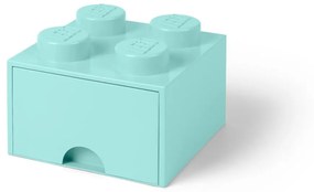 Светлосиня квадратна кутия за съхранение - LEGO®