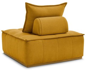 Шенилово кресло в цвят горчица Elisa – Bobochic Paris