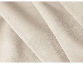 Бежово тапицирано двойно легло с място за съхранение 160x200 cm Kelp - Micadoni Home