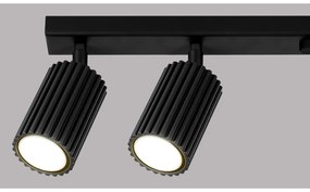 Черен прожектор 6,5x117 cm Gleam – Sollux