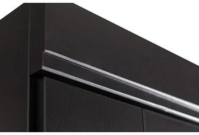 Гардероб от черен бор 94x195 cm Connect - WOOOD