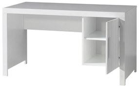 Бяла детска работна маса Erik - Vipack