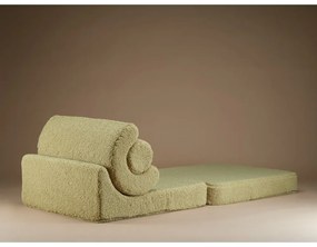 Зелен детски стол от букле Flipster – Wigiwama