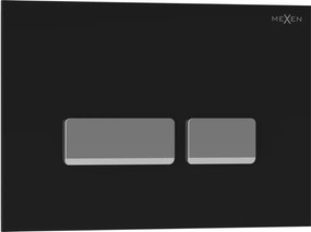 Mexen Tex 07 бутон за промиване, черен - 6107-02