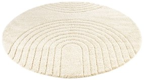 Кремавобял килим, ø 160 cm Norwalk Fergus - Mint Rugs