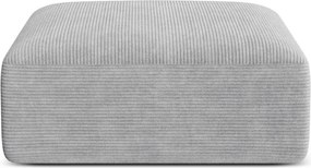 Светлосива табуретка от рипсено кадифе Campi – Cosmopolitan Design