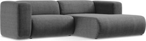 Сив ъглов диван (десен ъгъл) Ekahi – Makamii