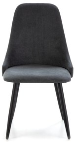 Тъмносиви трапезни столове в комплект от 4 броя Mani - Marckeric