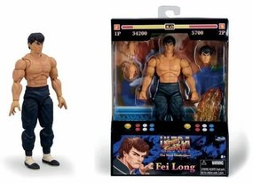 Съчленена Фигура Jada Street Fighters - Fei-Long 15 cm