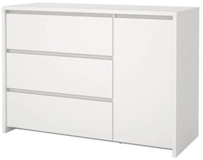 Бял скрин 119x84x48 cm Next – Tvilum