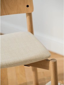 Трапезен стол за подреждане от декор от дъб в естествен цвят Wem – noo.ma