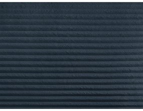 Тъмносиньо двойно тапицирано легло с място за съхранение с включена подматрачна рамка 160x200 cm Jade – Bobochic Paris