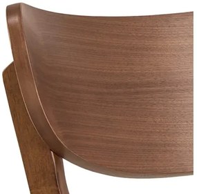 РОКСИ Натурален Орех - ДЪРВЕН СТОЛ РЕТРО ЗА ДНЕВНА/ ТРАПЕЗАРИЯ/ КУХНЯ