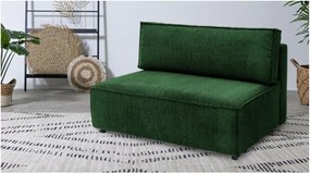 Модул за диван от зелен велур, централна част Nihad modular - Bobochic Paris
