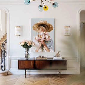 Картина с ръчно изрисувани елементи 70x100 cm Estelle – Styler