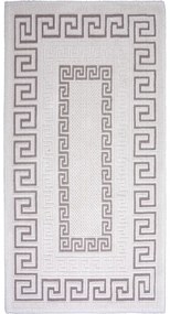 Сив и бежов памучен килим , 80 x 200 cm Versace - Vitaus