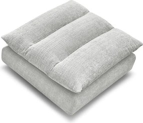 Светлосива шенилова табуретка Neil – Bobochic Paris