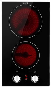 Klarstein EasyCook Domino, керамичен плот, 3000 W, въртящо се копче, черно