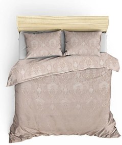 Бежов комплект шалте и калъфки за възглавници от дамаск 240x260 cm Beste – Mijolnir