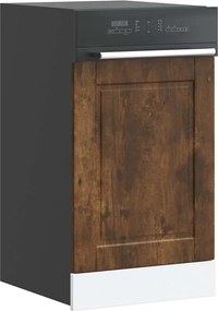 854132 vidaXL Панел за съдомиялна машина, Porto, опушен дъб, 45x1,5x57 см, инженерно дърво