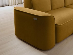 Ъглов диван Umbert-Moustardi-Right
