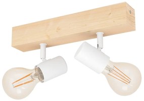 Осветително тяло за таван в бял и естествен цвят 5x30 cm TOWNSHEND 3 – EGLO