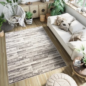 Универсален модерен килим в кафяви нюанси Ширина: 120 см | Дължина: 170 см
