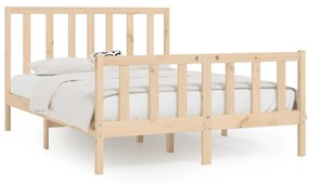 3106843 vidaXL Рамка за легло, дърво масив, 160х200 см