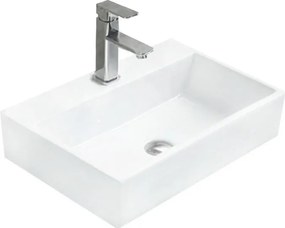 Mexen Paula Плотен умивалник 53 x 36 см, бял - 21935300