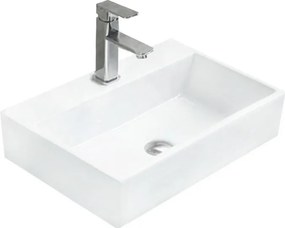 Mexen Paula Плотен умивалник 53 x 36 см, бял - 21935300