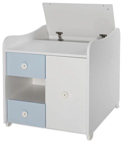 LORELLI Classic Трансформиращо се легло-люлка 190/72 см. MINI MAX БЯЛО/BABY BLUE