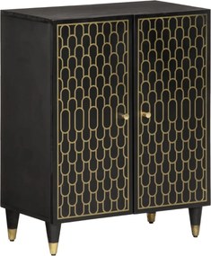 358322 vidaXL Страничен шкаф 60x33x75 см манго масивно дърво