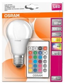 LED RGB Димируема крушка STAR+ A60 E27/9W/230V 2700K - Osram