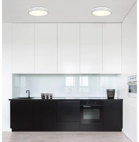 Бяла LED светлина за таван ø 34 cm Texas - Candellux Lighting