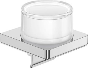 Дозатор за сапун, A817037001, Roca, метал + стъкло, хром, 11х11.3х13см