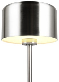 LED настолна лампа с възможност за димиране в сребристо (височина 30 cm) Jeff - Trio