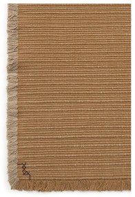 Ръчно изработен памучен килим в цвят жълта охра 200x300 cm Handloom – Lorena Canals