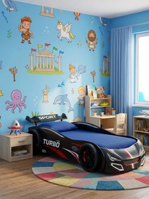 Детско легло Turbo plus-черно