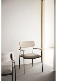 Трапезни столове в бежов и естествен цвят в комплект от 2 бр. Maymont – Rowico