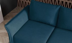 Ъглов диван Джозефин-петрол-десен