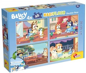 Пъзел, Lisciani, Bluey, Двулицев пъзел 2 x 48 части